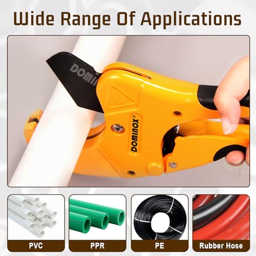 PVC Pipe Cutter, Cuts up to 2-1/2", Ratchet type 2-1/2"(2PCS)