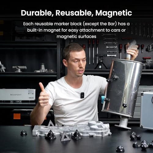 Revopoint 6 Pcs Magnetic Dome Marker Kit for 3D Scanning Accuracy