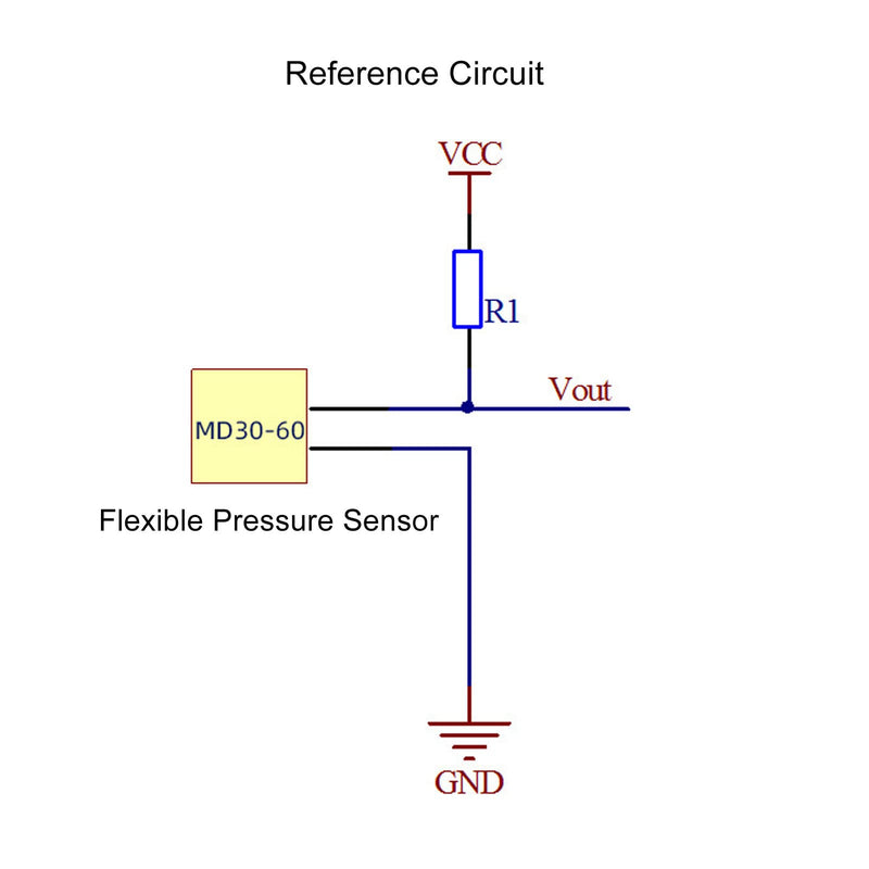 Marhynchus Thin Film Pressure Sensor, 50kg, Highly Sensitive, Fast Responding Pressure Sensor, Waterproof, Flexible Pressure Transducer Thin Film Pressure Sensor