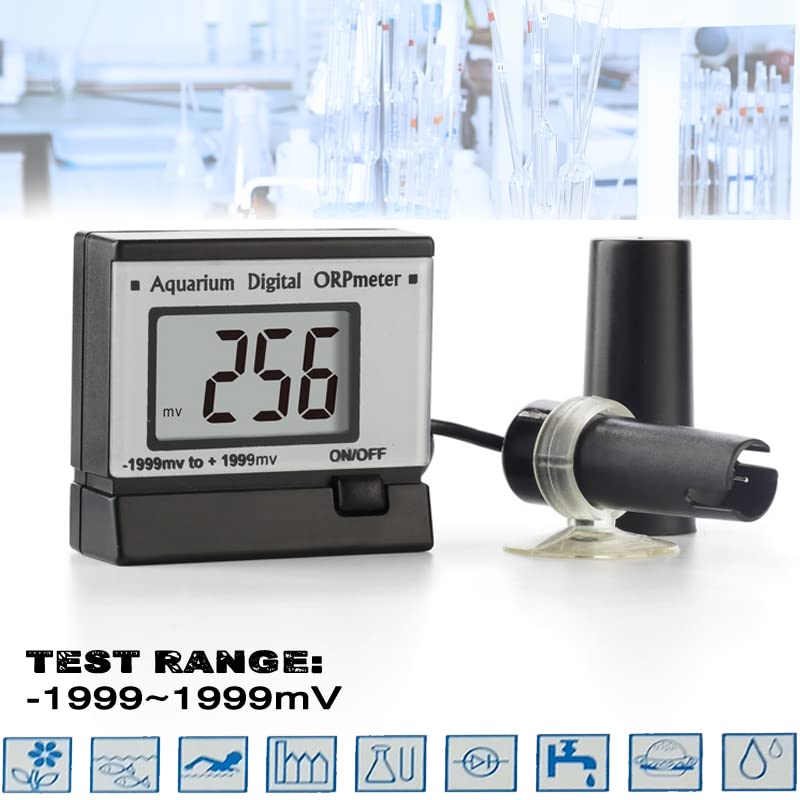 ORP-169F LCD Mini Redox Meter for Monitoring Test Equipment Water Quality Meter(European Plug) European Plug