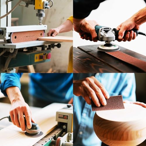 6x89 Inch Sanding Belts, 2Pcs 80 Grit Aluminum Oxide Abrasive Belts Multi-Grit Assortment for Wood & Metal Sanding/Polishing (2, 6x89 In-80Grit) 6x89“80Grit 2