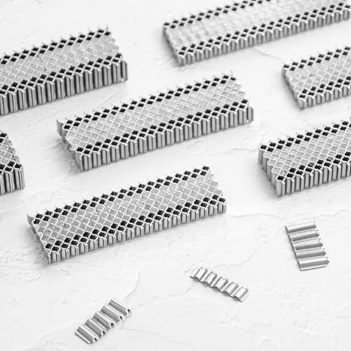 meite Corrugated Fasteners MC138, 1-Inch Crown, 3/8" Length, 1,200 PCS 3/8" 1,200 Counts