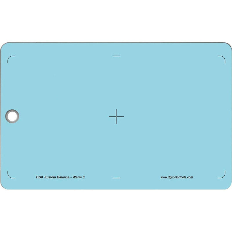 WDKK Waterproof Color Chart Warm Card Kit with Premium Lanyard