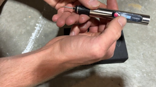 Engraving Pen, Ultimate Cordless Portable Engraver for Artists and DIY Enthusiasts – Engrave Over 50 Surfaces – Beginner Friendly – Rechargeable – Includes 30 Bits & Silver