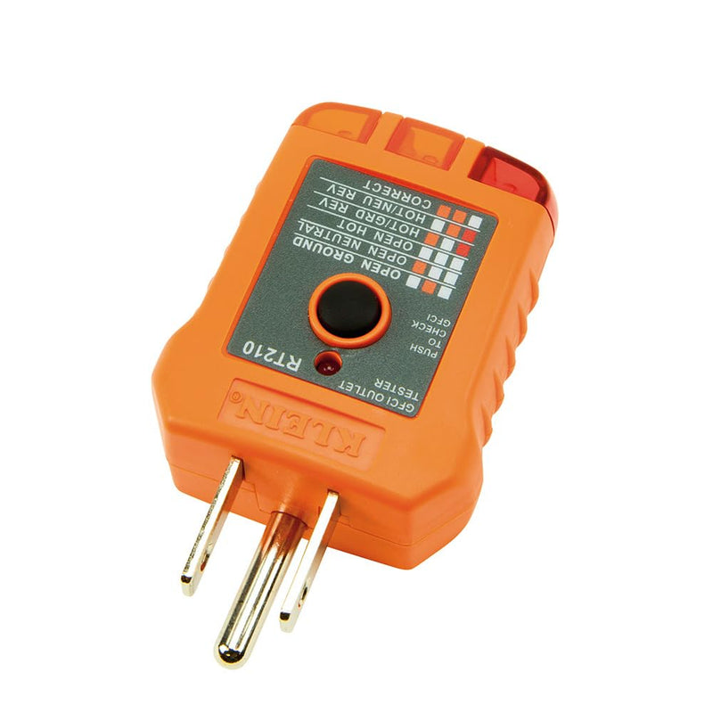 Klein Tools ET40VP Voltage Test Kit, GFCI Receptacle Tester, AC/DC Voltage Tester, Detects Common Electrical Wiring Problems Digital Tester Kit