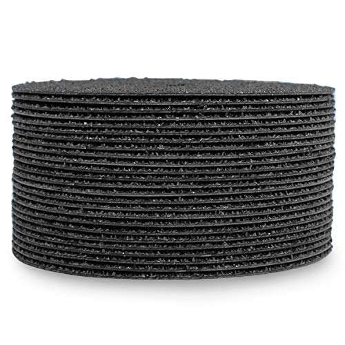 BHA Silicon Carbide Resin Fiber Sanding and Grinding Discs, 7” x 7/8” Arbor Hole - 25 Pack (60Grit) 60 Grit
