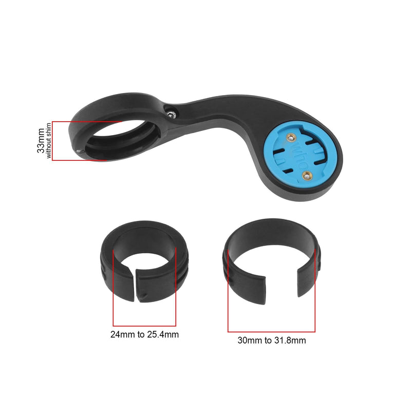 The Lord of the Tools Out Front Bike Handlebar Mount Mini Bike Computer Bracket Compatible with Wahoo Roam Compatible with Wahoo Elemnt Compatible with Wahoo Boltfor