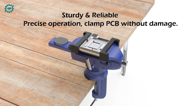 Nuovoware Table Vise 3 Inch, Universal Vise Bench Clamp, Army Green 70 mm