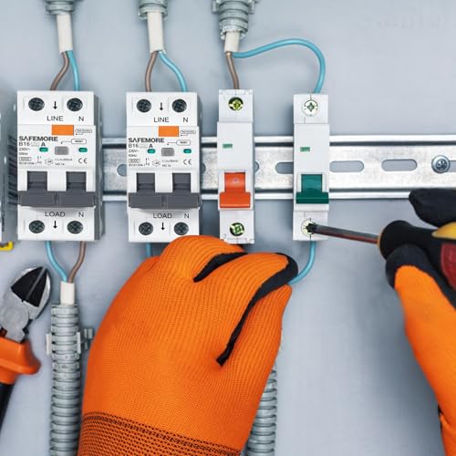 RCBO FI/LS Switch Type A B16 30mA 6kA 1P+N DIN Rail | Reliable protection against residual current, overload, and short circuit for safe electrical circuits in homes and businesses. Curve B 16 A