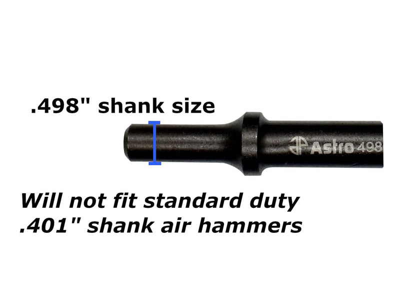 Astro Pneumatic Tool 49803 3-Piece Chisel & Hammer Bit Set .498 Shank