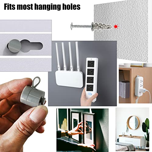 Frame Hanging Hanging Kit- Self Drilling Drywall Anchors with Screw, Keyhole Slot Marking Tool, Bubble Level, 50-75LB Hanging and Mounting