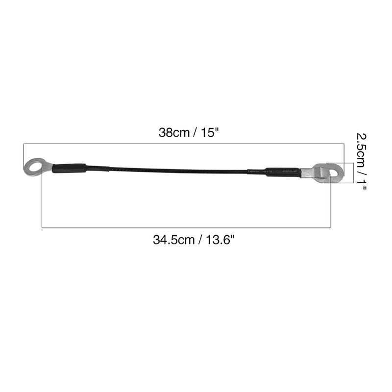 X AUTOHAUX Truck Tailgate Lift Support Cables for Chevy for GMC 1500 2500 3500 88-00 2 Pcs
