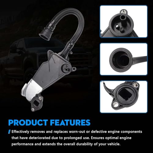 PC3Z-6A785-A Air Oil Separator Assembly Compatible with Ford F250 F350