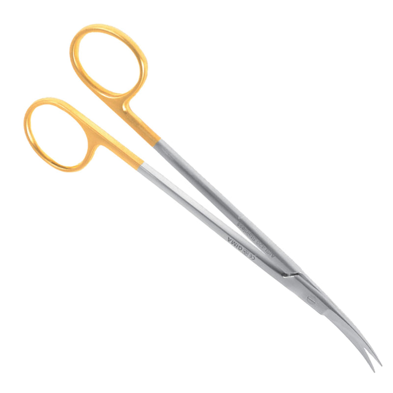 Gima - Kelly scissors, curved, with pointed ends, 16 cm, with very strong tips that ensure surgeons high precision, 38521 CURVE