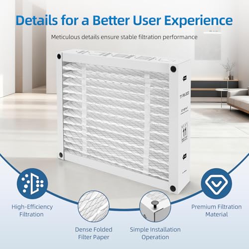 TT-FM-2020 Furnace Filter MERV 11 Collapsible Compatible with TopTech TTFM2020 TT-FM-2020QB TT-MAC-2020 and TT-MAC-2122, 20x20x4 (1 Pack) 1