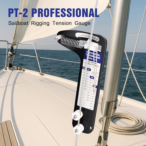 PT-2 Sailboat Rigging Tension Gauge, 2000 lbs