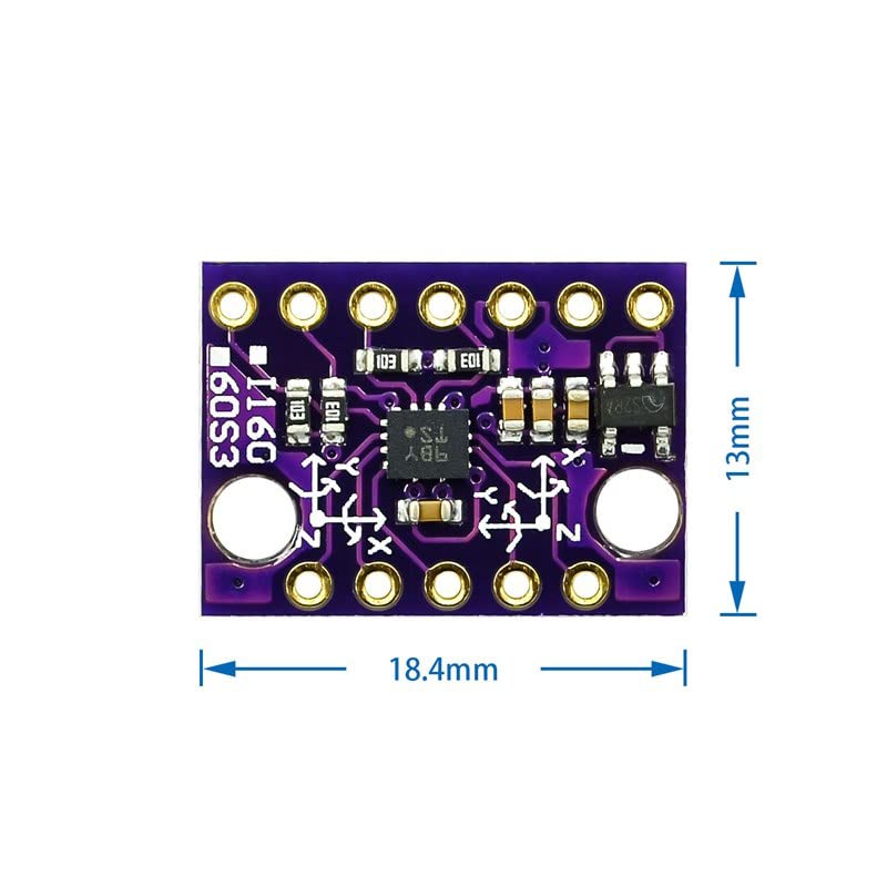 TECNOIOT 5pcs BMI160 6DOF 6-Axis Accelerometer Gyroscope Inertial Measurement Sensor