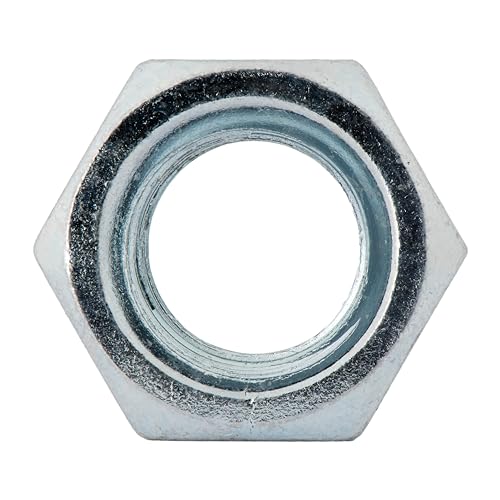 1/2"-13 (100 Pack) Grade 2 Hex Nuts, Coarse Thread, Zinc, Industrial/Commeical Grade ASME B18.2.2 by Makers Bolt 1/2"-13 (100 pack)