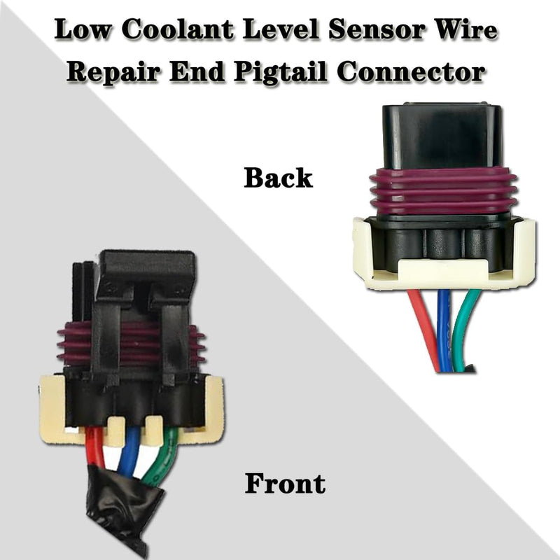 Low Coolant Level Sensor Wire Repair End Pigtail Connector N9267001 Compatible with Peterbilt and Kenworth Low coolant Sensor, Replace Q21-6007S