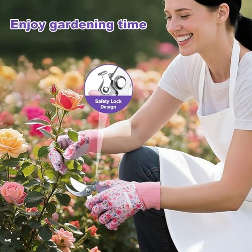 Gardening Gifts for Mom Kit, Garden Hand Tool Set for Women