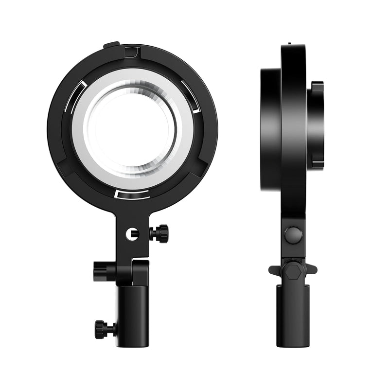 GVM Bowens Mount Adapter for PD60B PD60C PL60B PL60C, Updated Version Different Angles of Holder for Any Bowens Mount Accessories, Such as Softbox, Barndoor, Fresnel Lens