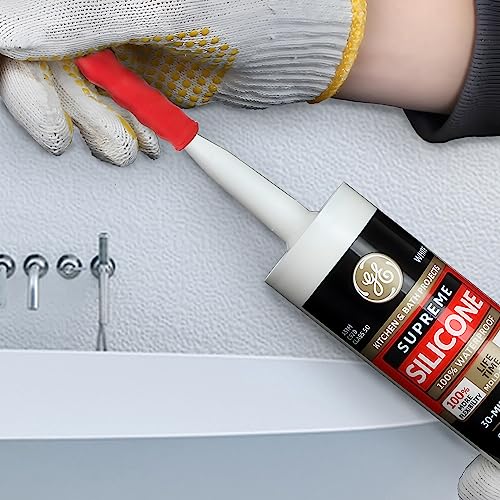 100 Caulk Saver Caps - Caulk Finishing Tool for Sealing and Preserving, Red 100