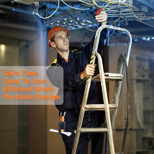 2pcs Zip Tie Holder,Electrician Tool Pouch with Belt,13 Pocket-Tool Bag