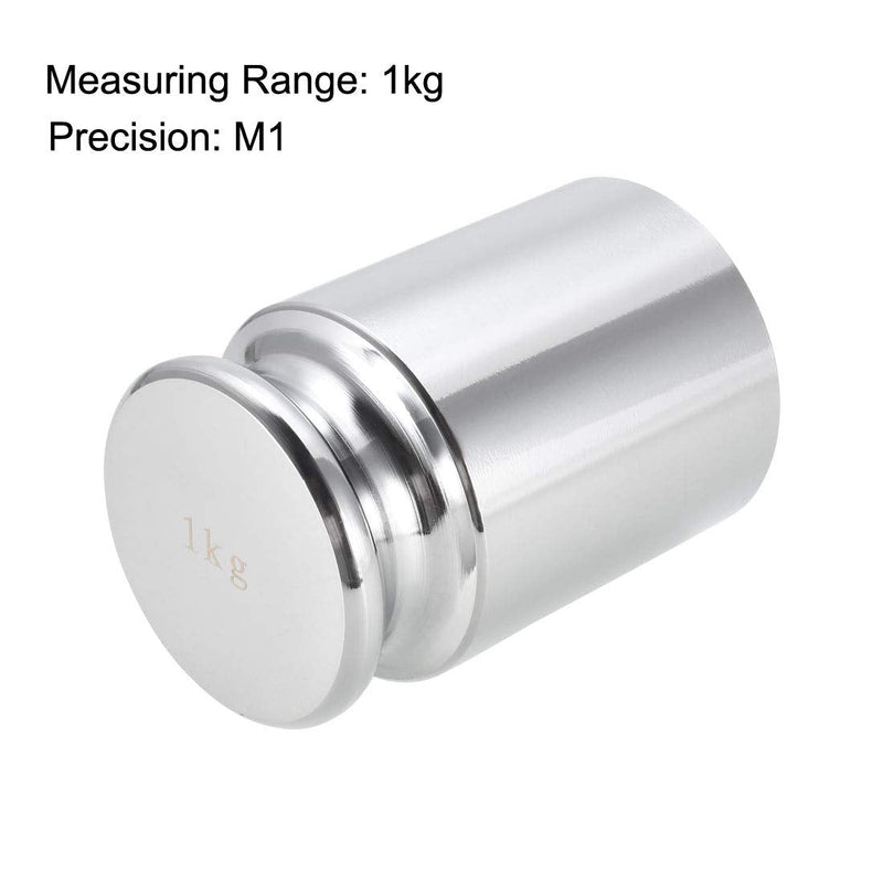 sourcing map gram calibration weight M1 precision steel chrome-plated for digital scales 1kg
