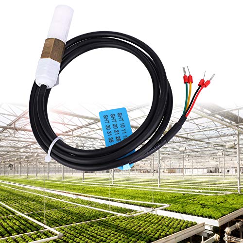 FS400-SHT3X Soil Digital Temperature Humidity Sensor Probe Copper and Plastic Shell I2C Output(SHT31)