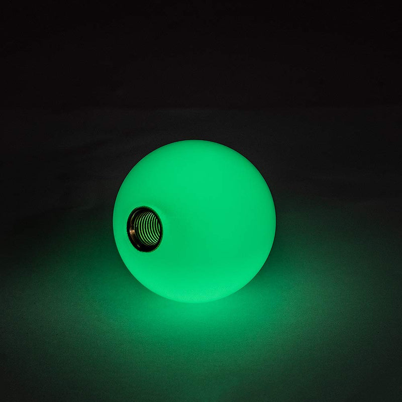 Universal Gear Shifter Glowing Pearl Ball Shift Knob for Manual/Automatic Short Green Glow in The Dark