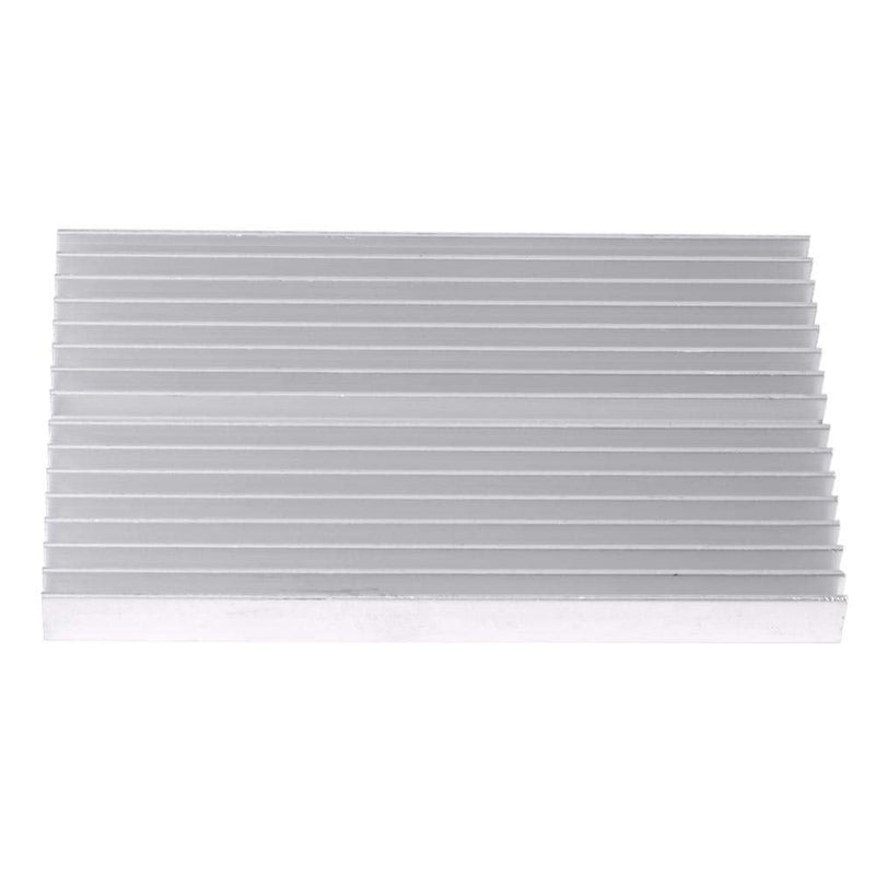 Aluminum Heat Sink/Cooling Fins, Aluminum Heat Sink Diffusion Cooling Fin for Ic Led Amplifier Transistor, 100×60×10mm