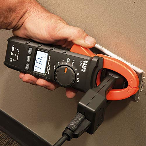 Klein Tools 69409 Line Splitter 10x and Klein Tools 69381 Alligator Clip Test Leads, Heavy-Duty Replacement 3-Foot Meter Leads