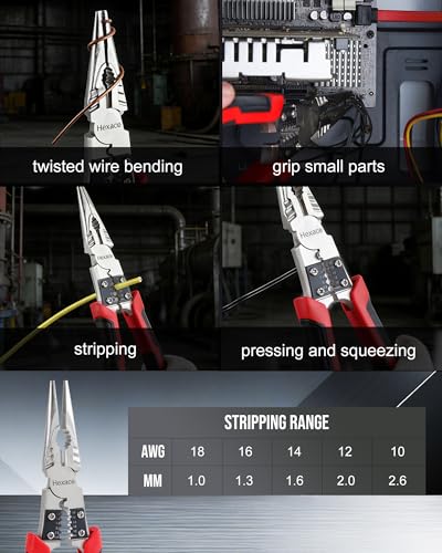 3 Pcs Plier Set Multi-Purpose Needle Nose
