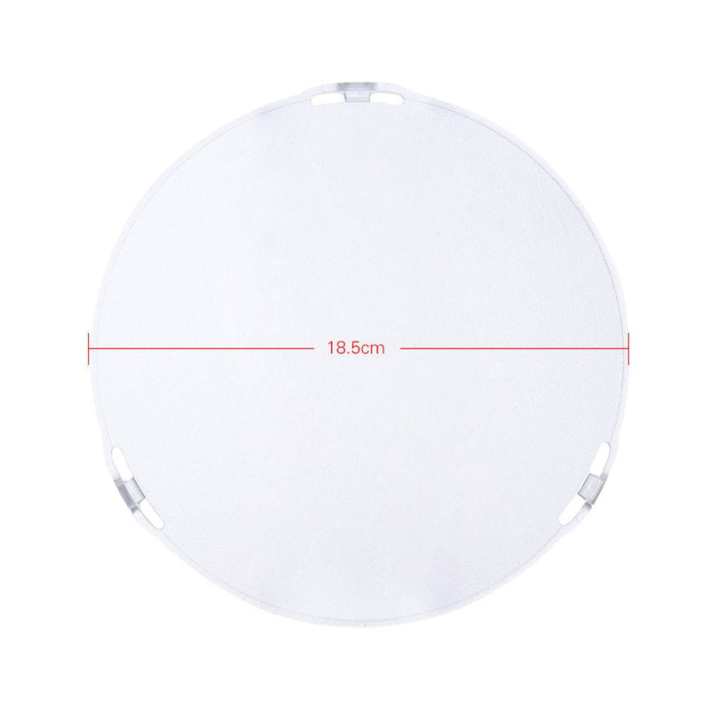 Andoer Photo Studio Portable 18.5cm Frosted-Surface Diffuser Plate for Bowens Mount 7" Standard Reflector Lamp Shade