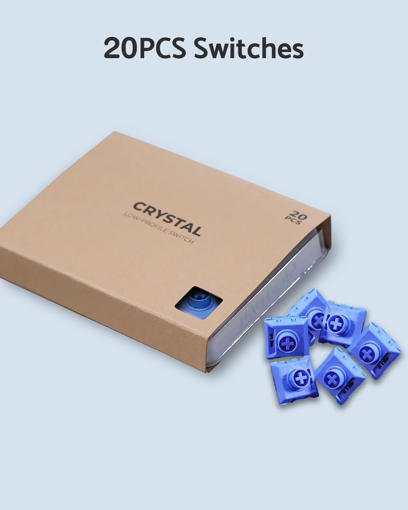 Sehawei 20Pcs Customized Kailh Choc V2 Low Profile Wing Engine Switches for Haute42 All-button Arcade Controller and Mechanical Keyboard