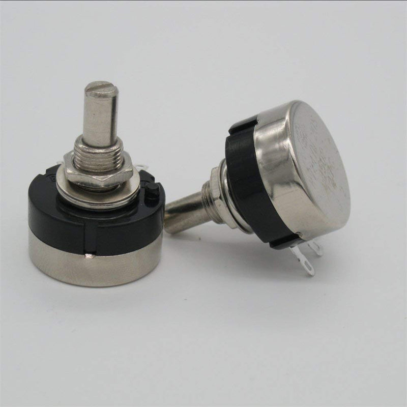 Taiss / 2 pieces RV24YN20S 5K ohm potentiometer B502 carbon layer potentiometer single turn potentiometer B 502 5k ohm