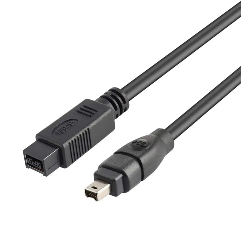 Herfair Firewire Cable IEEE 1394 9Pin to 4Pin Wire Firewire 800 to 400 Cable for DV Camera Camcorder (6ft, 9Pin Firewire 800 to 4Pin Firewire 400)