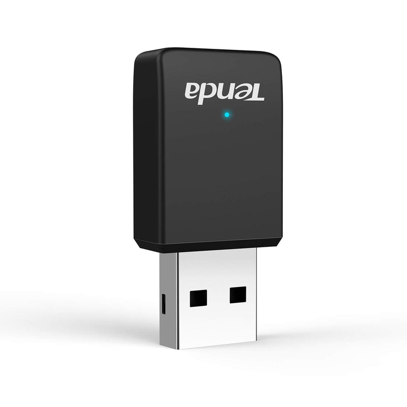 Tenda U9 11AC USB WiFi Adapter-Dual Band 2.4/5G AC650 Wireless Network Card, WiFi Dongle, Mini Size, Supports Windows (XP/7/8/1/10)