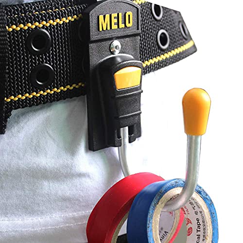 1PCS Tool Belt Hook Tool Holster Cordless Drill Holster Hook + Tool Belt Suspenders Bag Suspenders for Men Heavy Duty with Gel Shoulder Pad