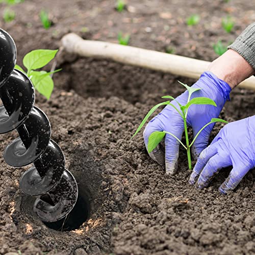 TCBWFY 3x24 Inch Auger Drill Bit for Planting - Easy Planter Garden Auger,TCBWFY Garden Auger Drill Bit for Planting 3x12inch,Solid Core Shaft Garden Auger Spiral Drill Bit
