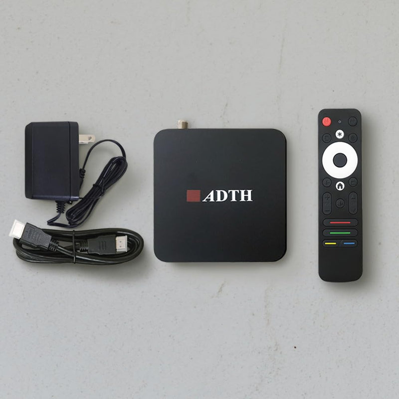 ADTH NextGen TV Box Gen 2, ATSC 3.0/1.0 Digital Tuner and Receiver, OTA Broadcast. DRM Support. No Internet Required