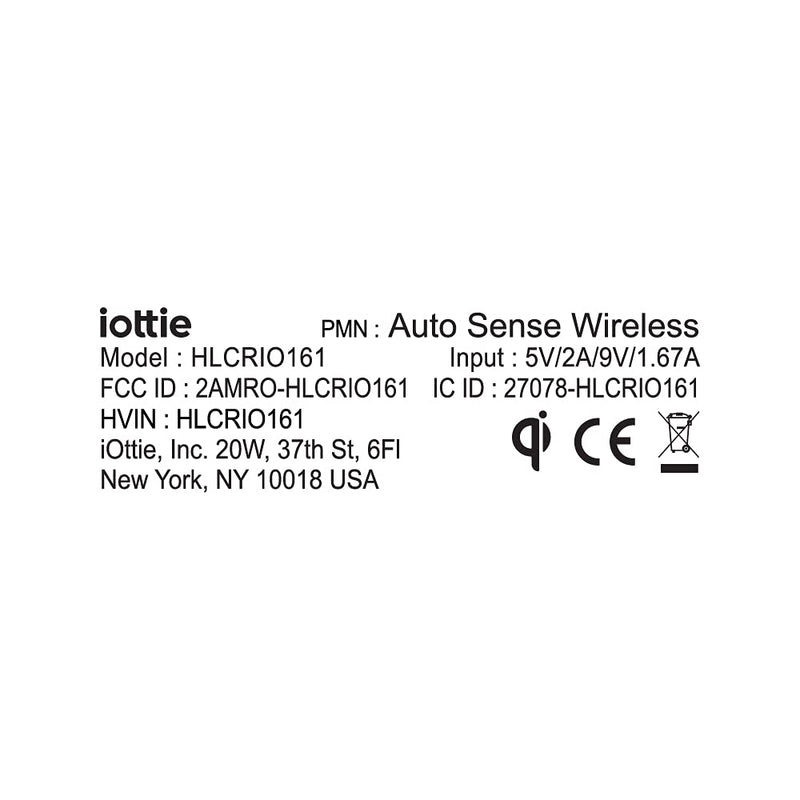 iOttie Auto Sense Qi Wireless Car Charger - Automatic Clamping Dashboard Phone Mount with Wireless Charging for Google Pixel, iPhone, Samsung Galaxy, Huawei, LG, and other Smartphones. Dash & Windshield AutoSense 1
