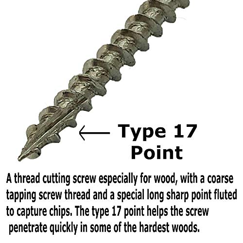 – Heavy Duty - #12 x 3 Inch - 304 Grade Stainless Steel - 3” Deck Wood Screws – Rust Proof - Outdoor Exterior Construction of Decks, Fences - #25 Torx Bit Drive - Qty (100) 100