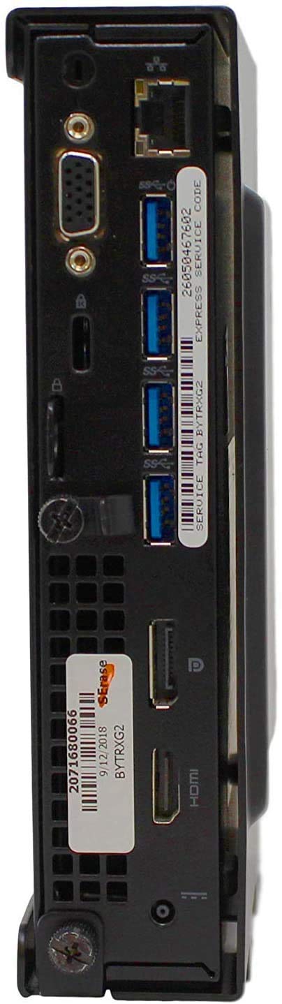 HumanCentric Mount Compatible with Dell OptiPlex Micro Form Factor Case, VESA, Under Desk and Wall Mount Fits MFF 3040, 3046, 3050, 3060, 3070, 3080, 5050, 5060, 5070, 7040, 7050, 7060, 7070, More 1 unit