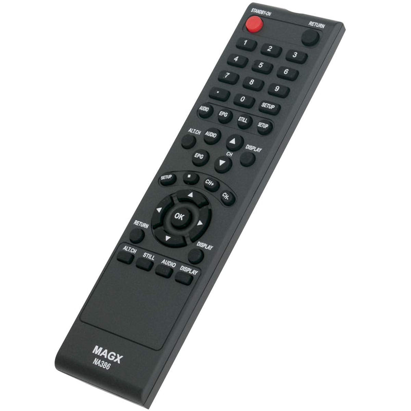 NA386 NA386UD Replaced Remote Control Applicable for Magnavox TB110MW9 TB110MW9A DTV Digital to Analog Converter Set Top Box