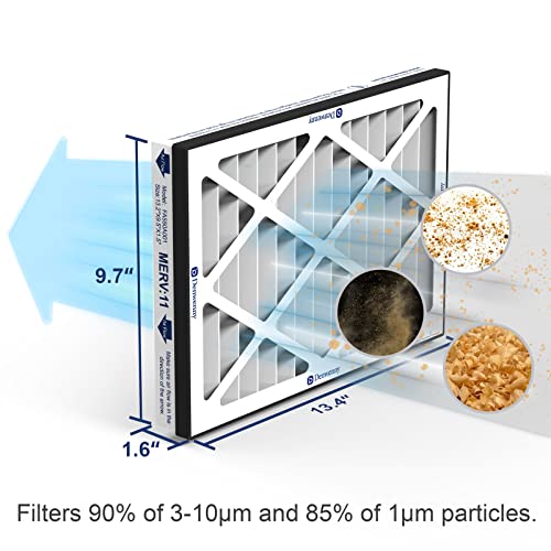 Merv 11 Air Filter, FA550A001, for KingMaster F12 / KingMaster F12D, 4-Pack, White