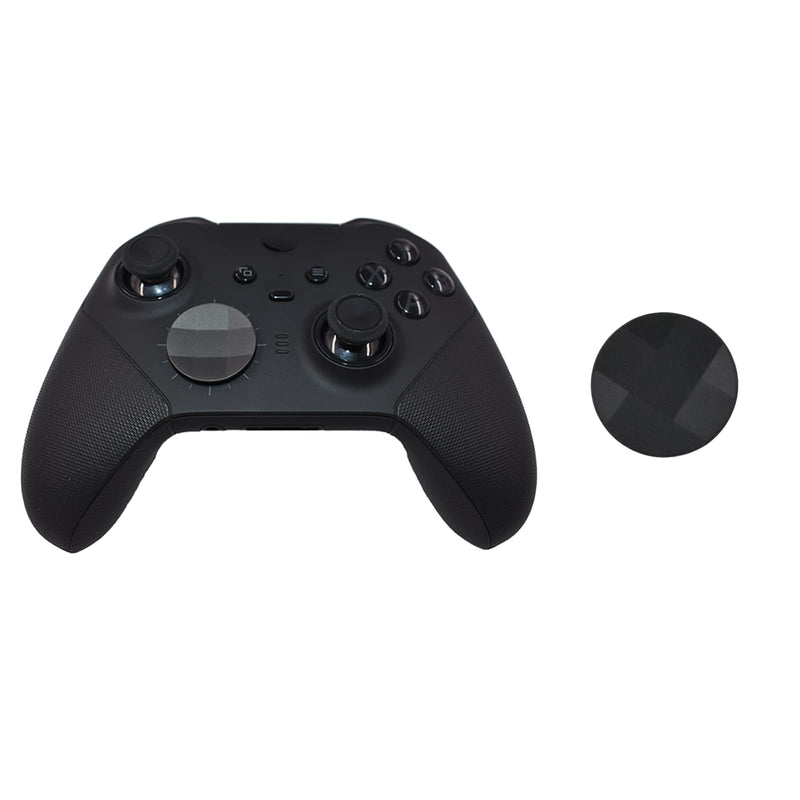 2Pcs D-Pads Replacement Kit for Xbox One Elite Series 2, Metal D-pads Parts for Xbox One Elite Series 2 Core Controller, Stainless Steel Standard D-pads for One Elite Series 1 Controller (Black)