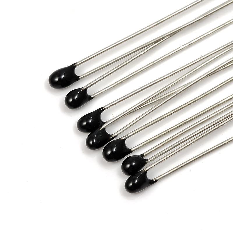 10 Packs 100 Pieces MF52A NTC Thermistor High Accuracy Thermistors Thermal Resistor 100K 50K 47K 20K 10K 5K 4.7K 3K 2K 1K 3950 1%