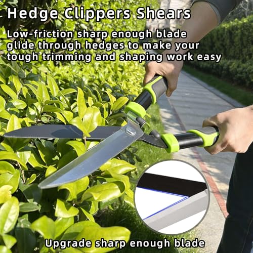 YRTSH Hedge Clippers, Garden Hedge Shears for Trimming Border Hedges Shrubs