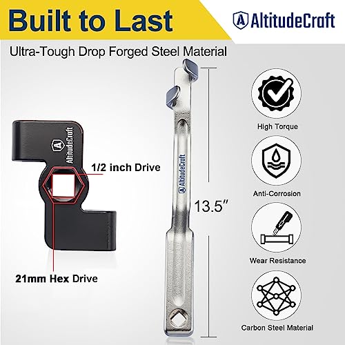 Wrench Extender Set, 1/2-Inch Drive Bar & 13.5-Inch Tool Bar Wrench Extender+Wrench Extender Tool Bar Set